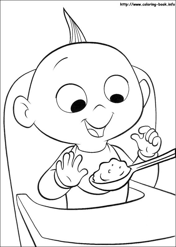 The Incredibles coloring picture